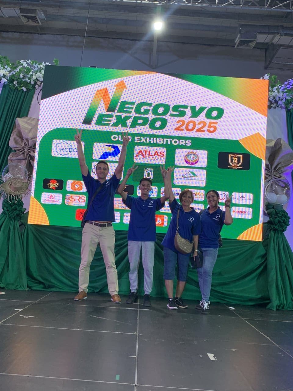 Negosyo Expo: Team at event